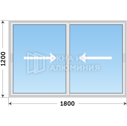 Заводское алюминиевое остекление беседки AL-090