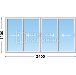 Заказное остекление AL-127